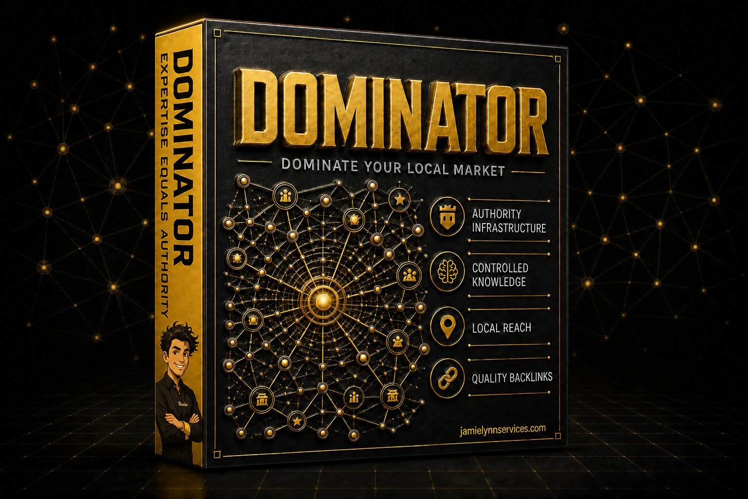 Dominator authority infrastructure: controlled knowledge, local reach and quality references.